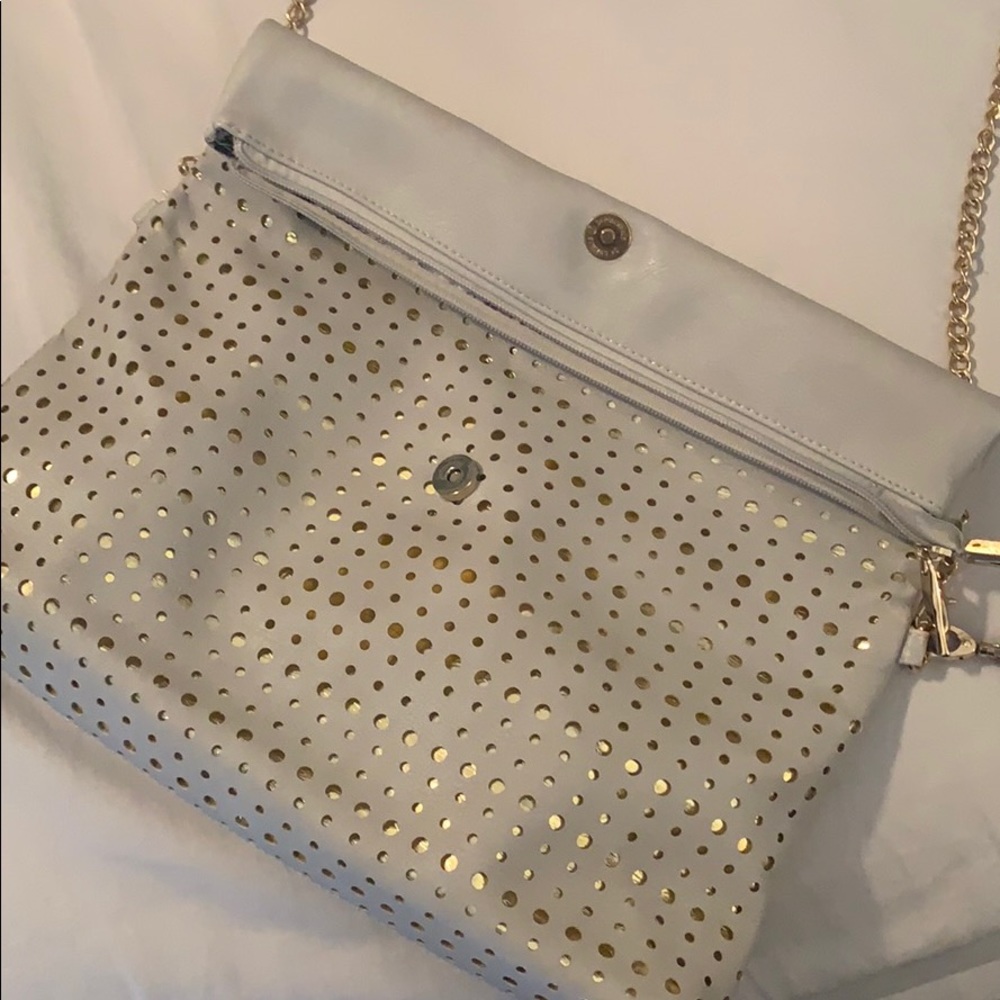 Grey & Gold purse - Picture 3 of 6